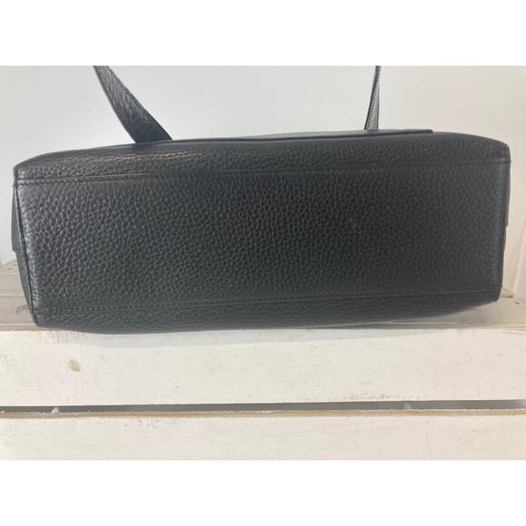 BRIGHTON D136855 MEIDUM BLACK PEBBLED LEATHER SHOULDER BAG - Picture 7 of 12